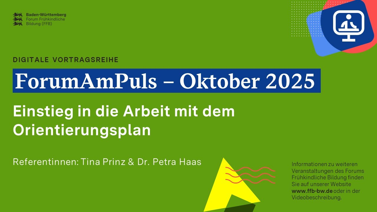 Aufnahme ForumAmPuls Einstieg in die Arbeit mit dem Orientierungsplan