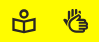 Symbol leichte Sprache und Gebärdensprache